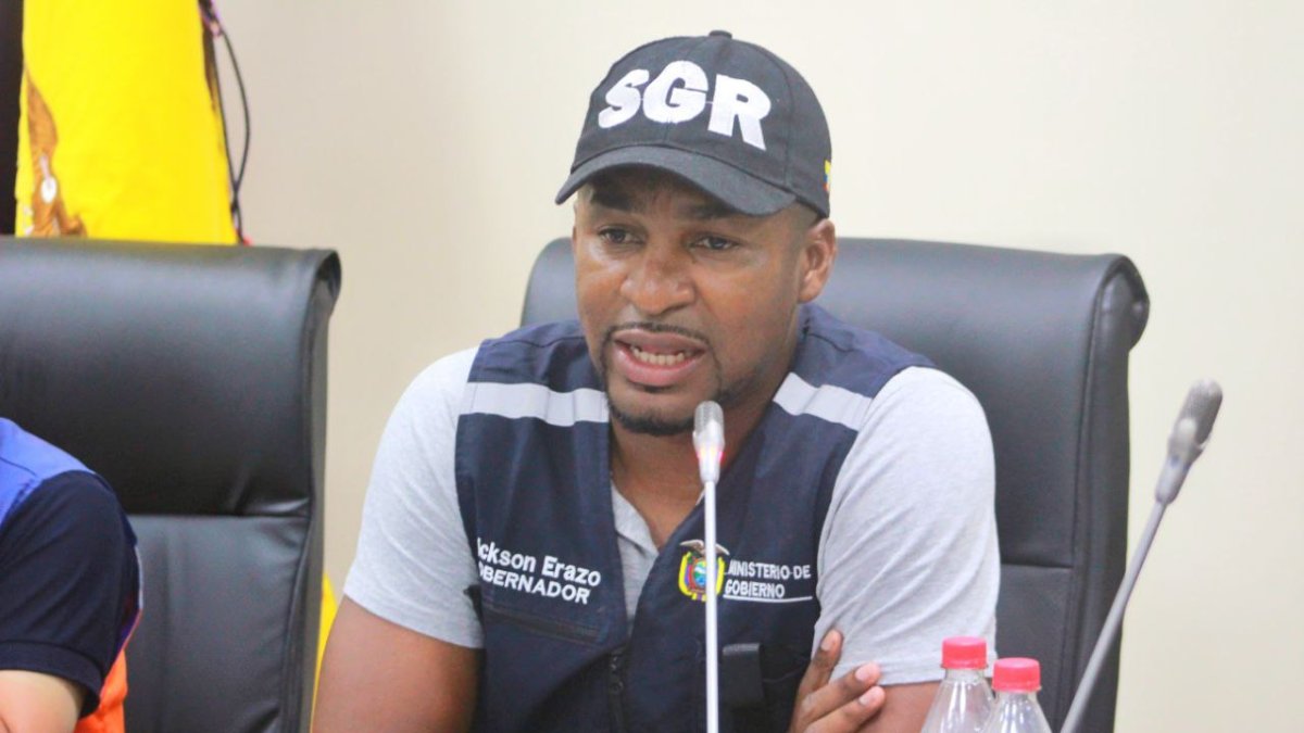 El Gobernador de Esmeraldas señaló que al final de las jornadas se reúne todos los días en el COE provincial lpara evaluar la situación.