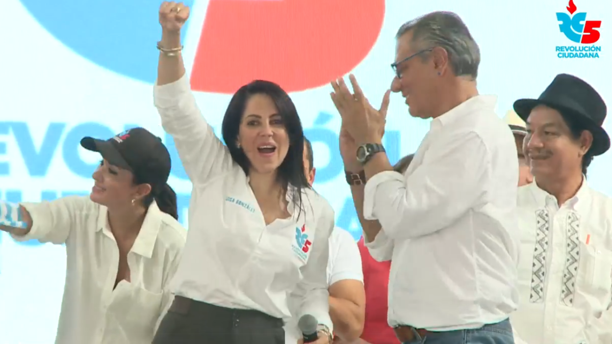 La exasambleísta Luisa González fue escogida como carta del correísmo para la Presidencia del Ecuador.