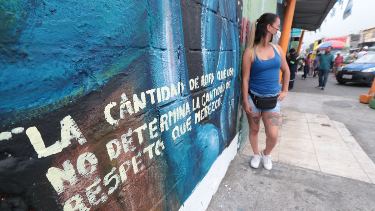 Escenario. Unos murales se plasmaron hace en el sector, hace unos años 
