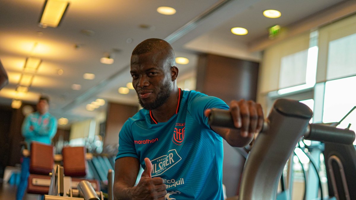 Enner llegó a la concetración de la Tri en Estados Unidos este lunes 12 de junio, para los amistosos contra Bolivia y Costa Rica del 17 y 20 del mismo mes.