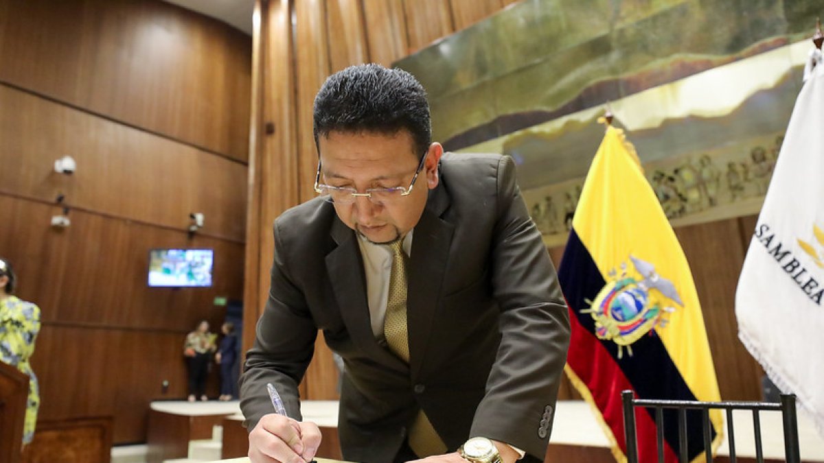 Expresidente de la Asamblea Nacional, Virgilio Saquicela