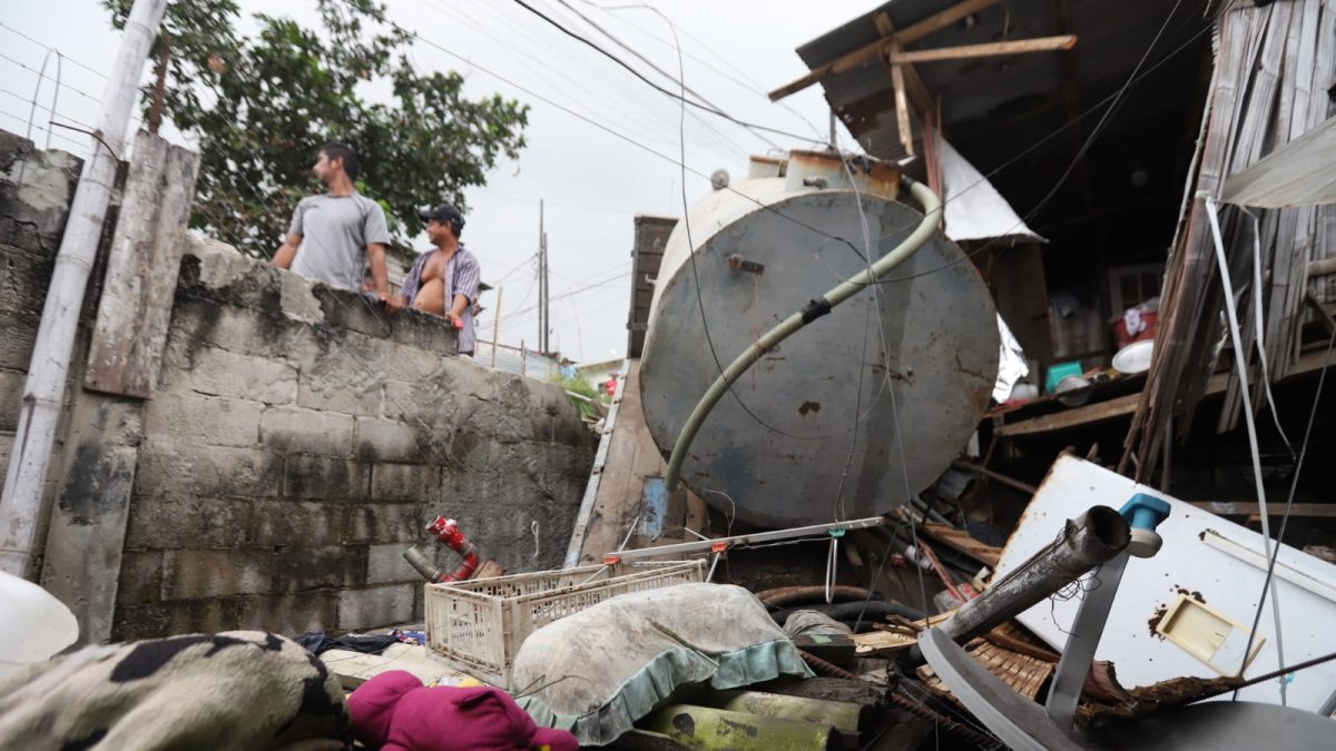 Familias afectadas vivieron momentos de terror