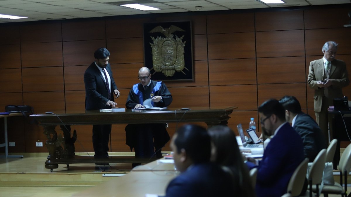 Diligencia. La semana pasada en la Corte Nacional se formularon cargos para dos vocales del Consejo.