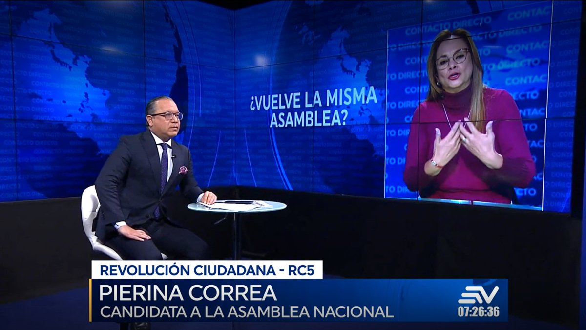 Entrevista. La exlegisladora y aspirante a retornar a la Asamblea, Pierina Correa, conversó con el periodista Lenin Artieda.