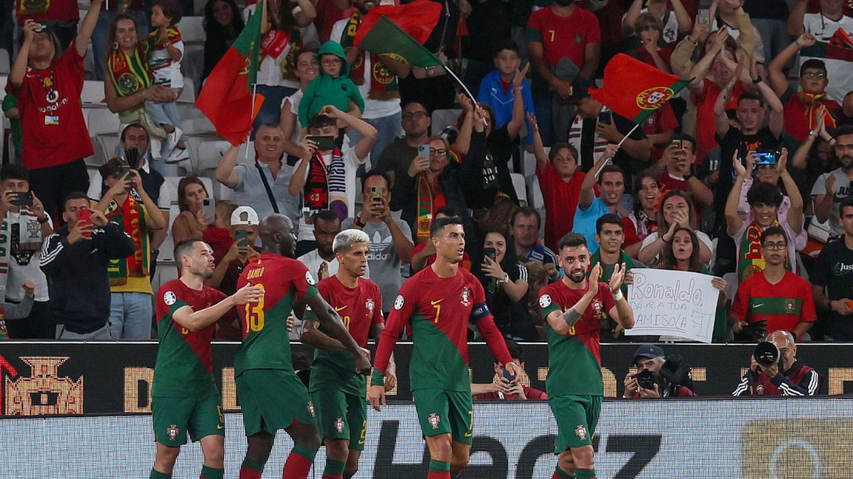 Portugal tuvo una noche deslumbrante en Lisboa.