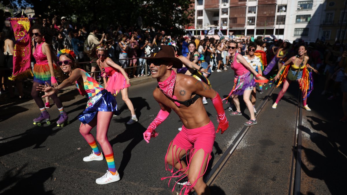 Miles de personas marcharon en Lisboa