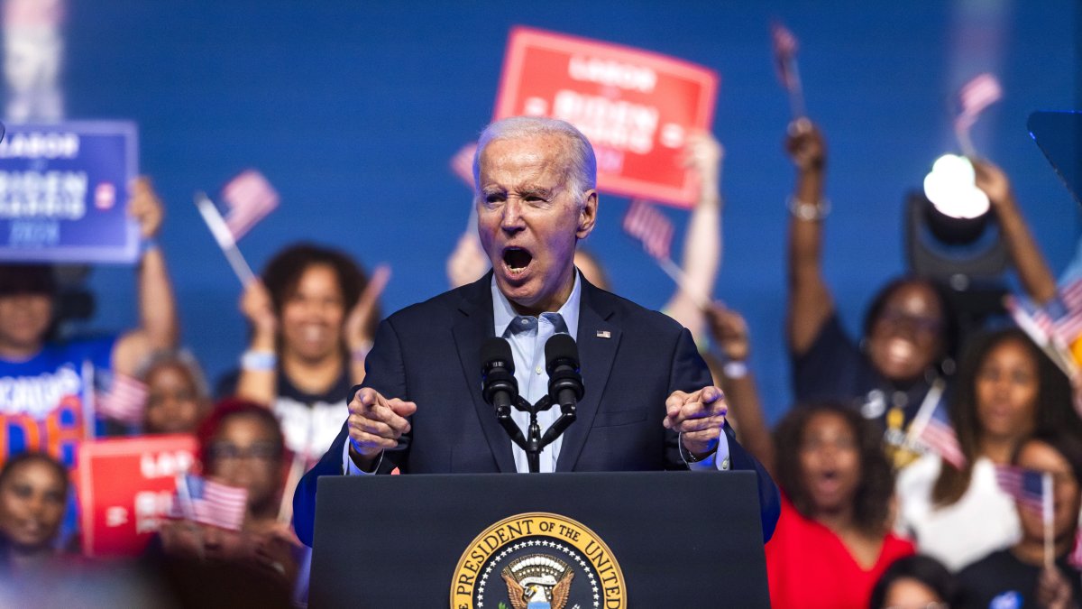 Joe Biden brindó un discurso a los sindicalistas