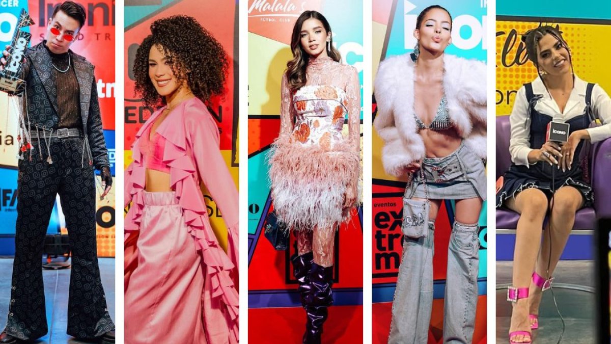 Álex Vizuete, Yilda Banchón, Natalia  Ormeño, Frida Contreras y Emma Guerrero.