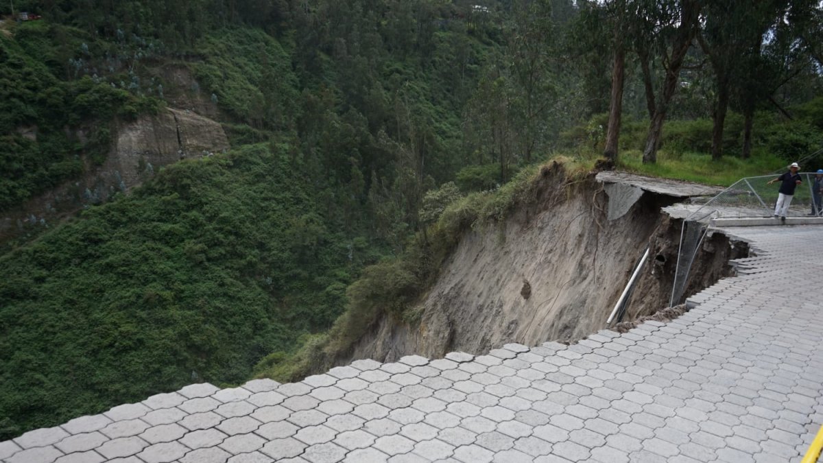 Este tramo de la avenida Los Conquistadores se derrumbó el pasado 17 de junio.