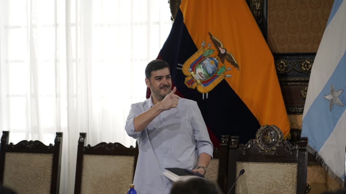 Aquiles Álvarez, alcalde de Guayaquil.