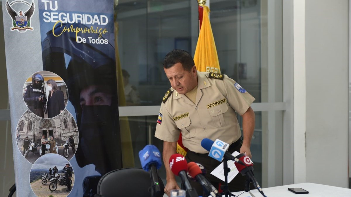 Información. El comandante del Distrito Víctor Herrera dio detalles de los hechos ocurridos en el Comité del Pueblo.