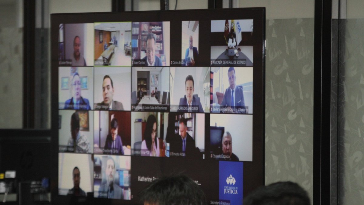 Diligencia. En la Corte Nacional de Justicia se reinstaló la audiencia por los Dhruv diez meses después.