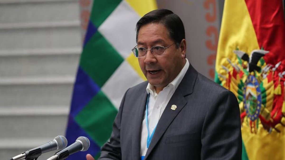 Luis Arce, presidente de Bolivia.