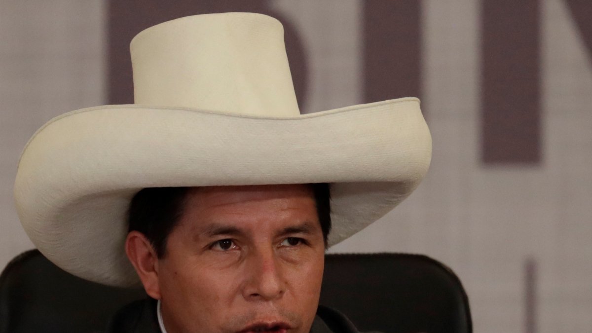 El presidente de Perú, Pedro Castillo, en una fotografía de archivo.