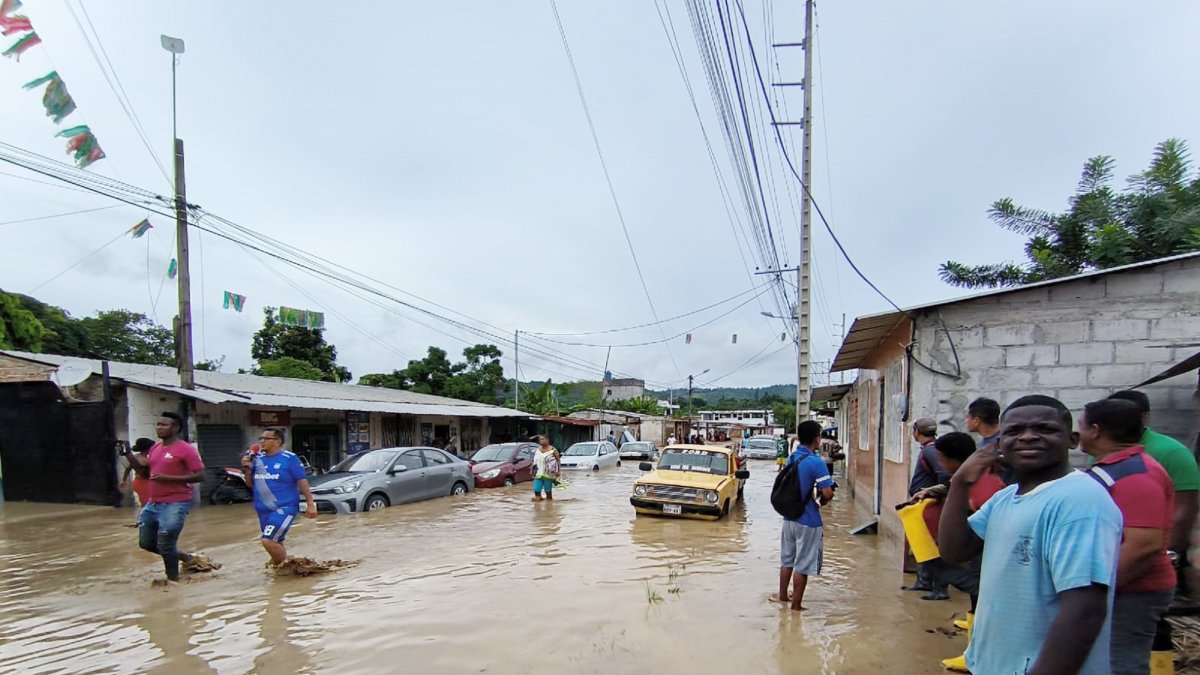 El 5 de junio de 2023, Esmeraldas soportó una tormenta por 12 horas continuas.