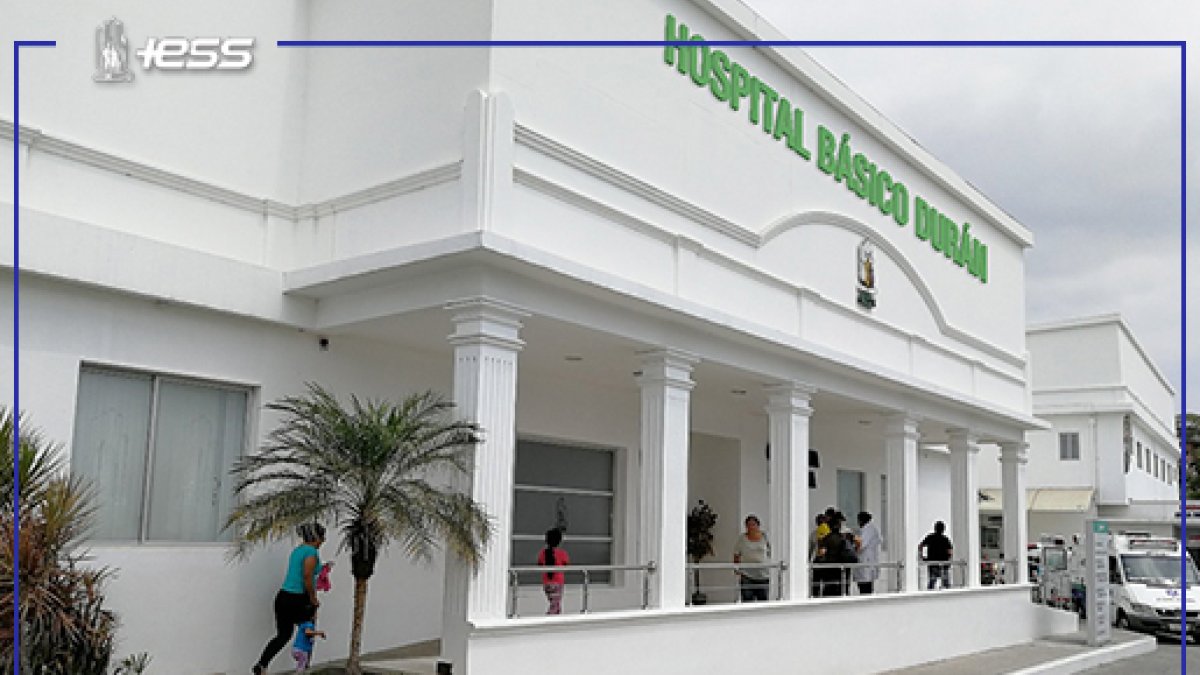 El Hospital Básico de Durán del Instituto Ecuatoriano de Seguridad Social (IESS).