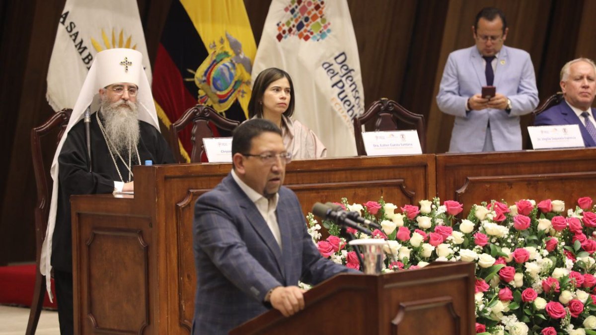 Saquicela asumió la presidencia de la Asamblea Nacional tras la destitución de Guadalupe Llori.