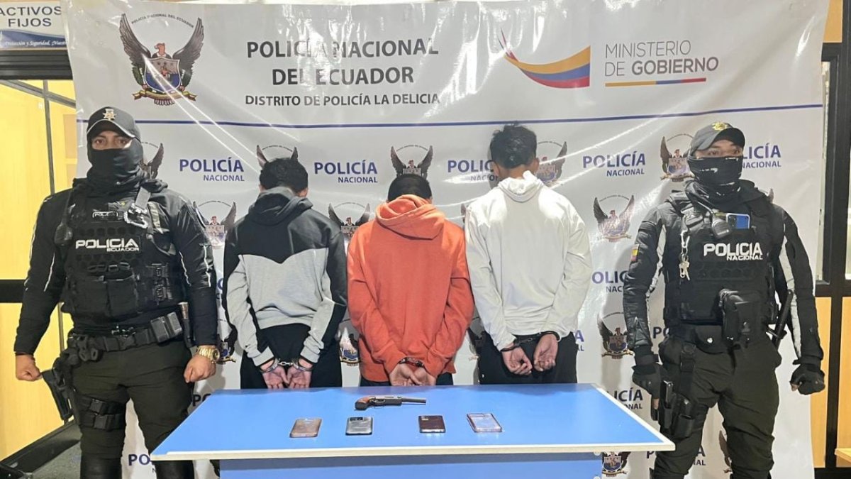 Aprehendidos. La colaboración de la ciudadanía ayudó a dar con el paradero de estos presuntos delincuentes