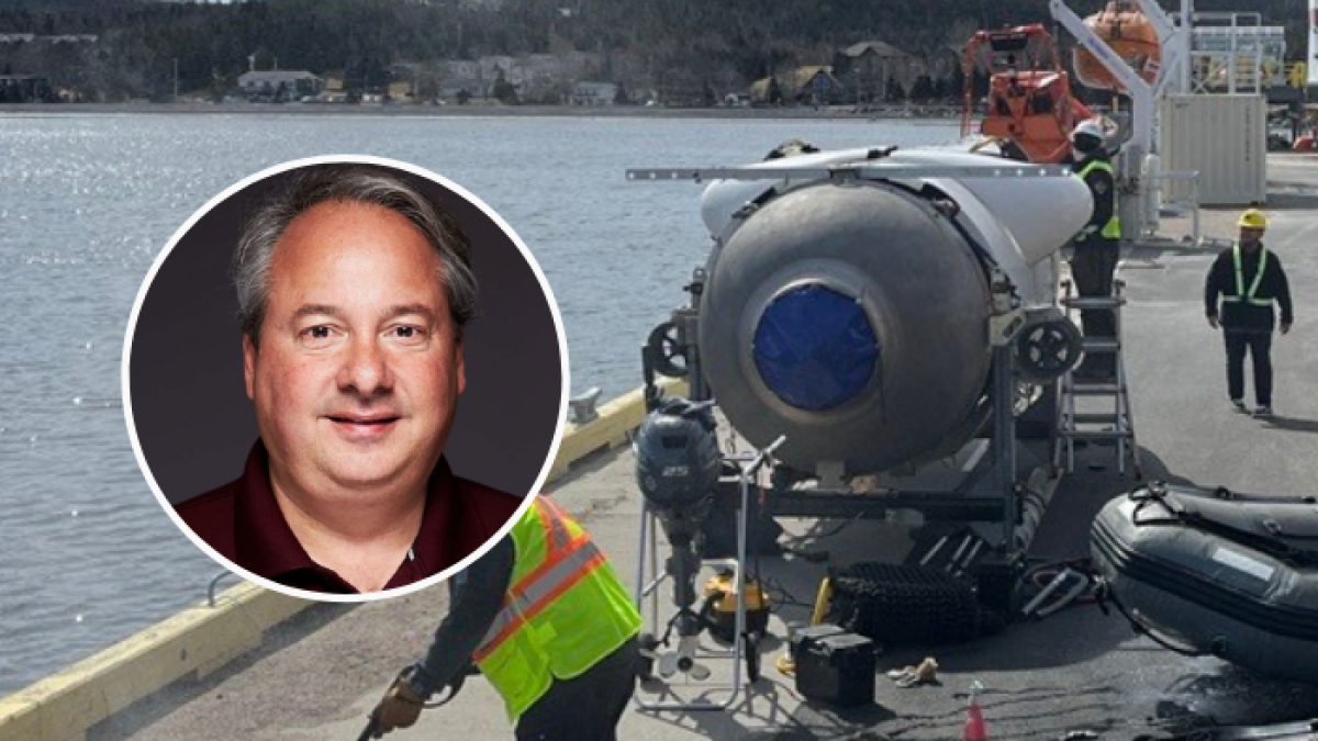 Jay Bloom publicó imágenes de mensajes de texto intercambiados entre él y Stockton Rush, quien murió en el sumergible Titán.