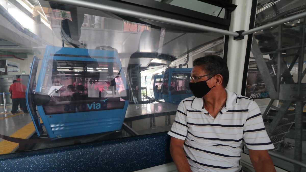 El sistema de transporte aerovía funciona desde 2020 y ha movilizado a más de 6'000.000 de usuarios.