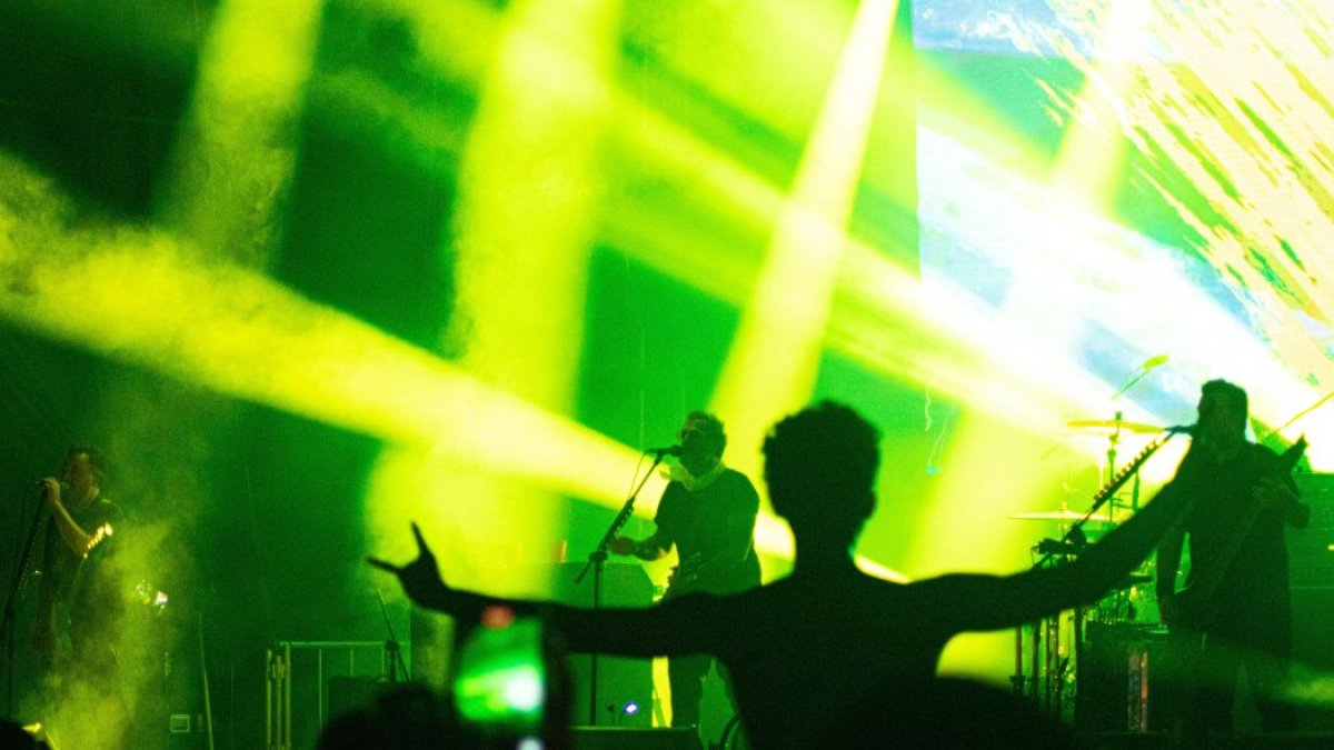 Molotov durante su presentación.