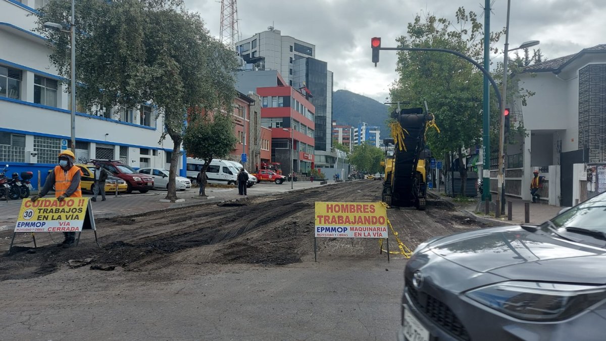 En el centro norte de Quito la calle Ignacio de Veintimilla todavía sigue cerrada, así como la Juan León Mera.