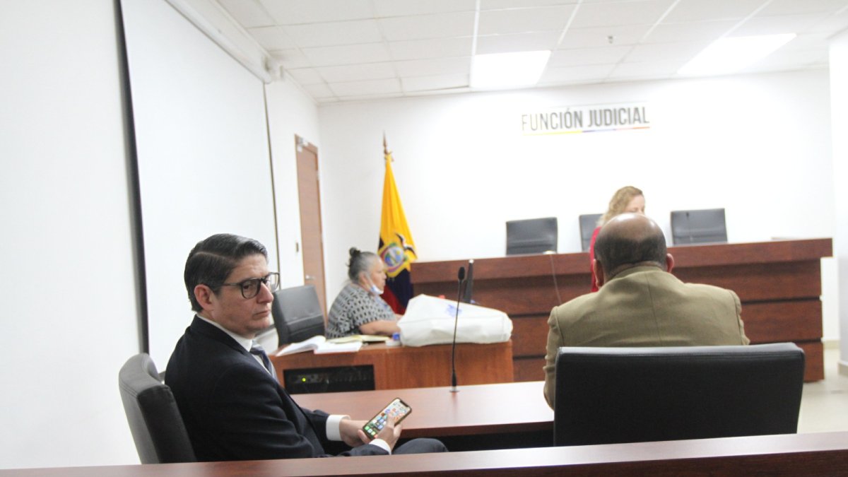 Audiencia. El juez Walter Macías presentó una acción de protección contra el Consejo de la Judicatura.