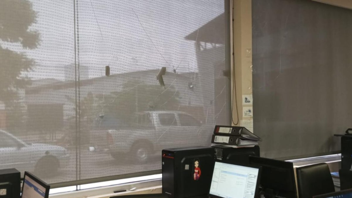 Ataque. En menos de un mes se volvió a atacar las oficinas de la Autoridad de Tránsito de Durán.