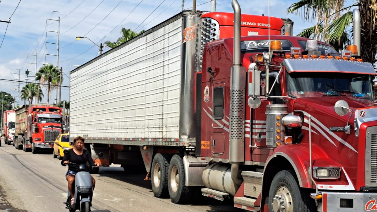Peligro. El paso de carros pesado vuelve peligrosa esta avenida.