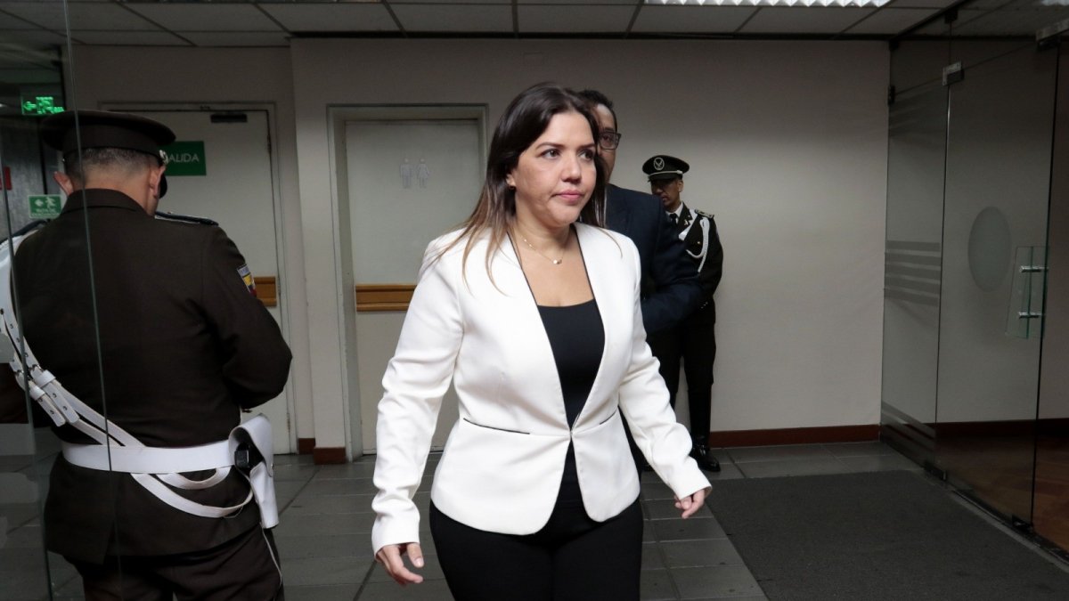 Funcionaria. María Alejandra Vicuña fue vicepresidenta en el gobierno de Lenín Moreno.