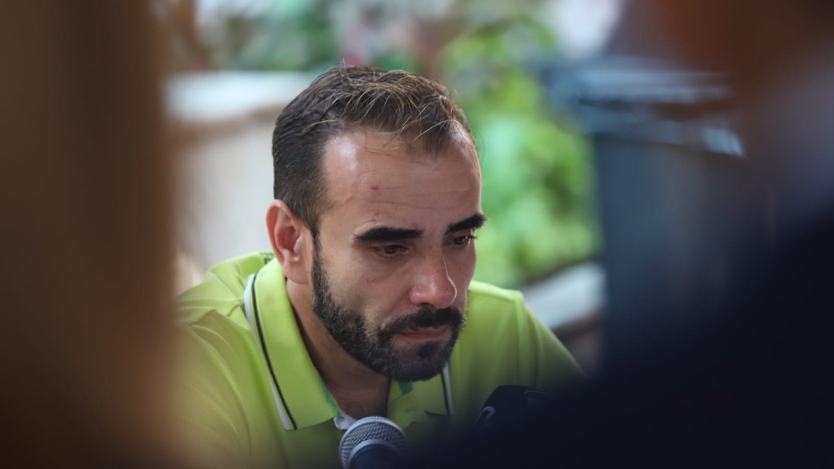 El empresario ofreció una rueda de prensa para agradecer al Gobierno ecuatoriano y al italiano por la ayuda en su liberación