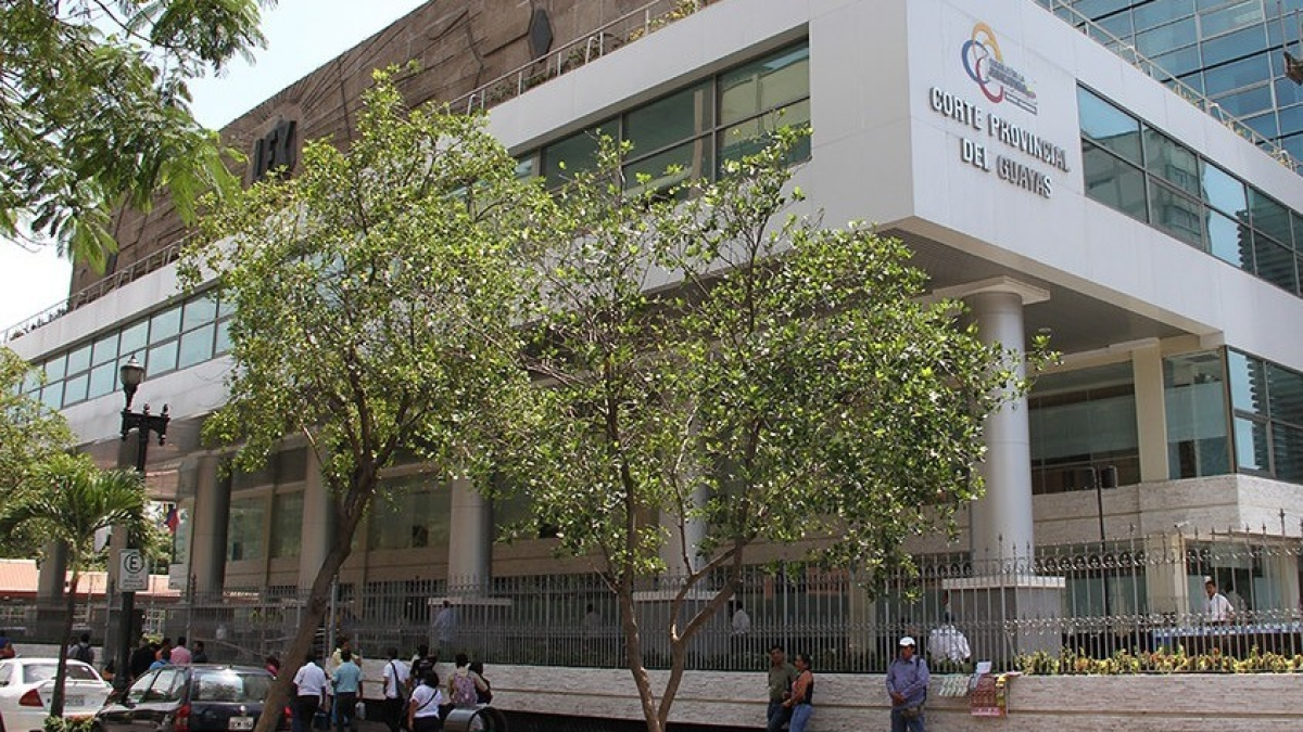 Imagen referencial del edificio de la Corte Provincial del Guayas.