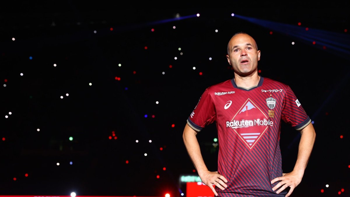 Iniesta jugó 134 partidos con el Vissel Kobe, marcando 26 goles.
