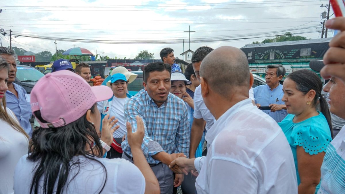 Eustaquio Tuala, candidato a la Asamblea por la Revolución Ciudadana, quien representó a la Feine en las protestas de junio de 2022.
