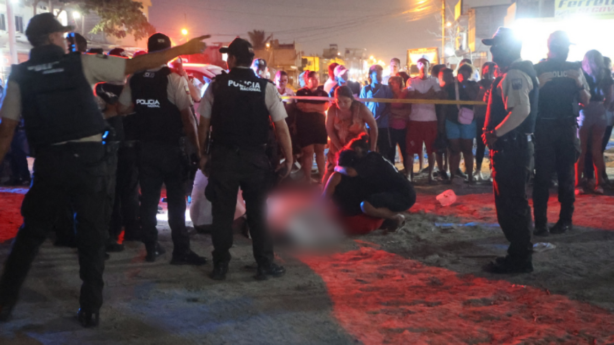 La Policía se hizo presente en el sitio.