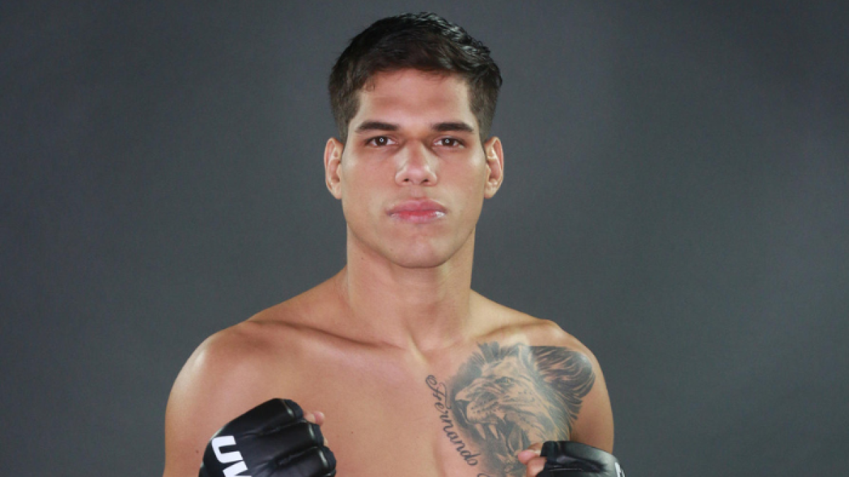 Fotografía sin fecha cedida por ONE Championship del peleador ecuatoriano Aarón Cañarte en México.