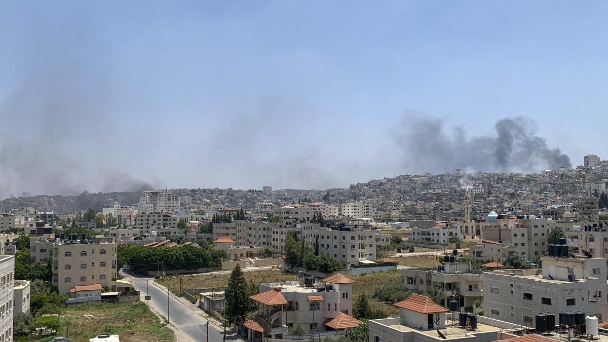 Vista general del campo de refugiados de Yenín este lunes.