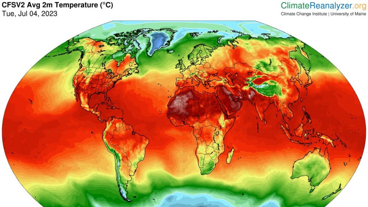 El pasado martes 4 de julio, se reportó la temperatura más alta nunca antes registrada.