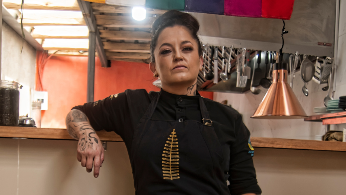 La chef Tata Rodríguez desde su restaurante 'La Chichería'.