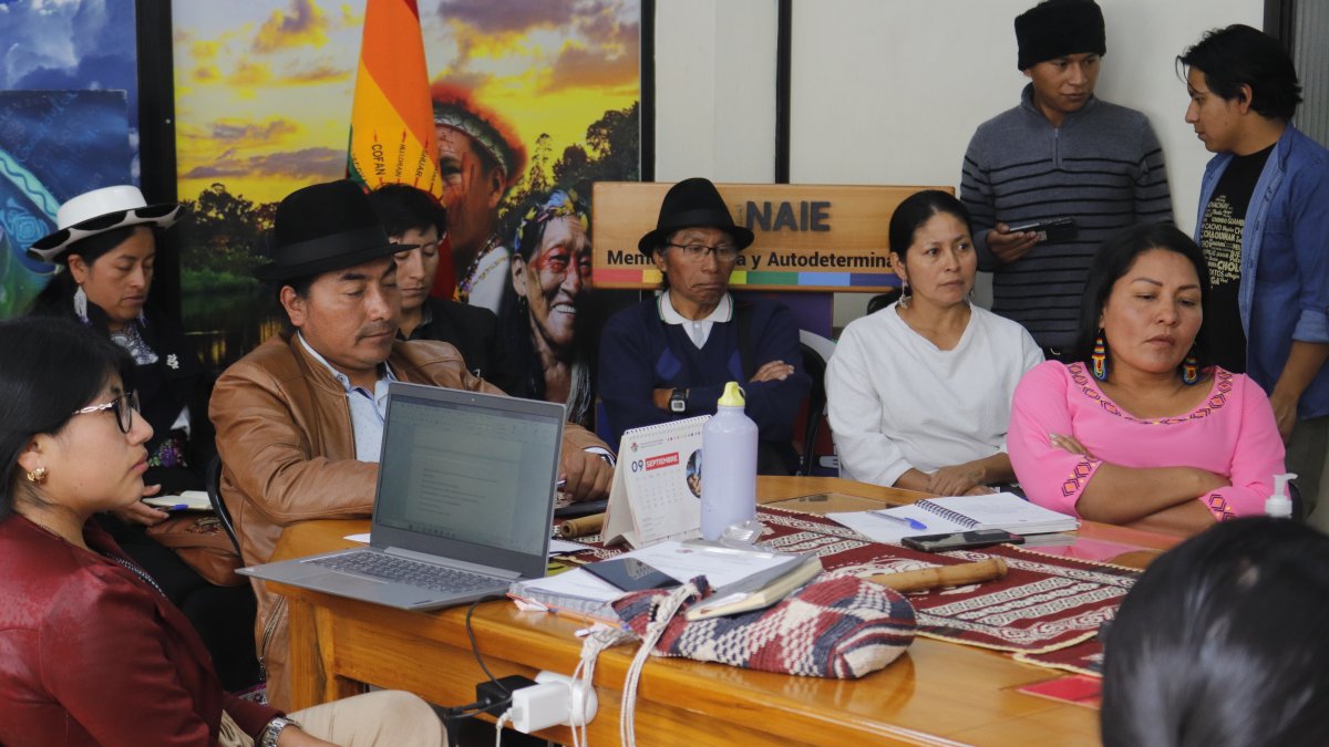 El pasado 30 de junio la Conaie y sus filiales se reunieron de forma presencial para analizar la situación del país. La reunión de este 5 de julio fue virtual.