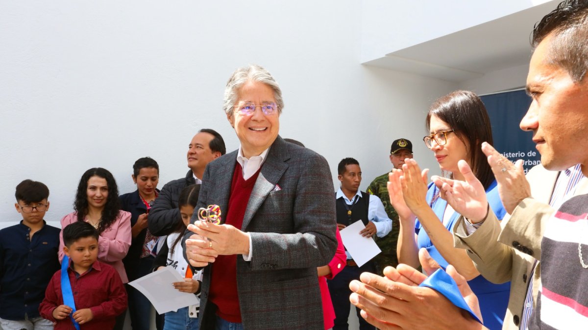 Actividad. El presidente Guillermo Lasso cumplió este 5 de julio agenda en Ibarra.