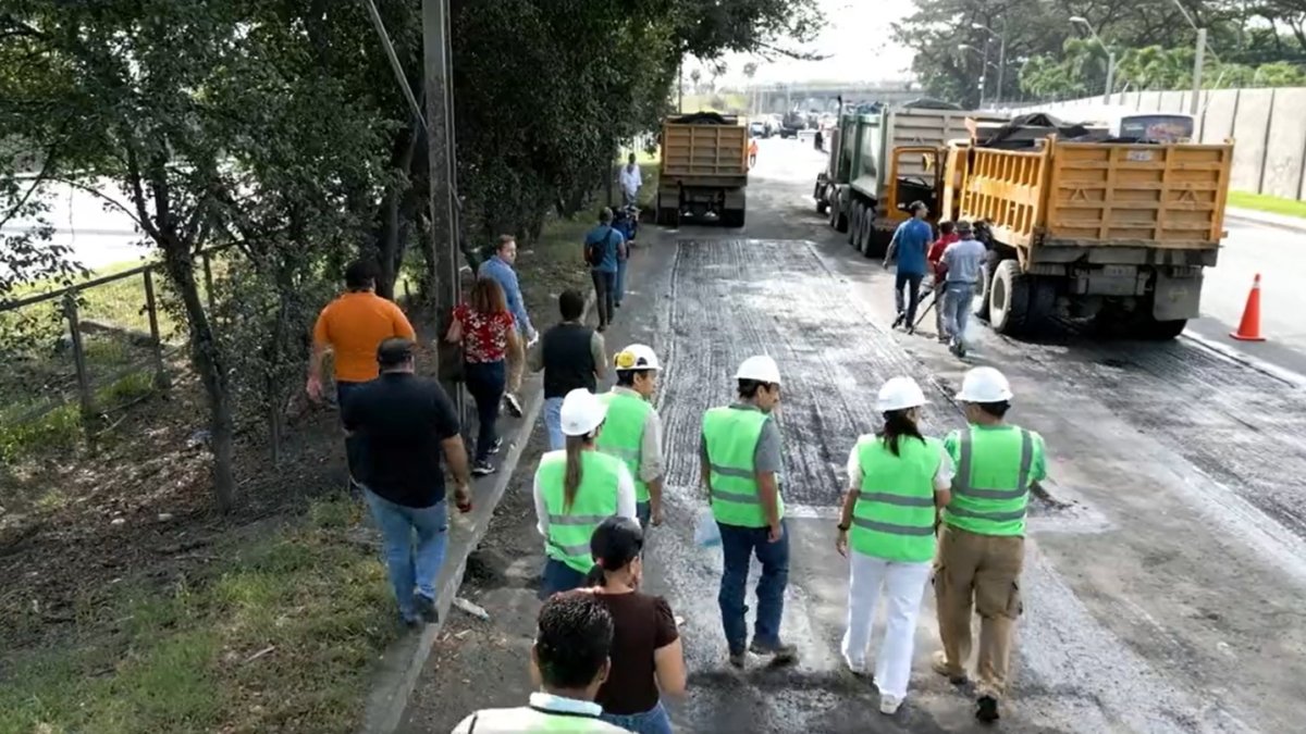 Marcela Aguiñaga denunció que no permitieran a la Prefectura continuar con las labores sobre el puente.