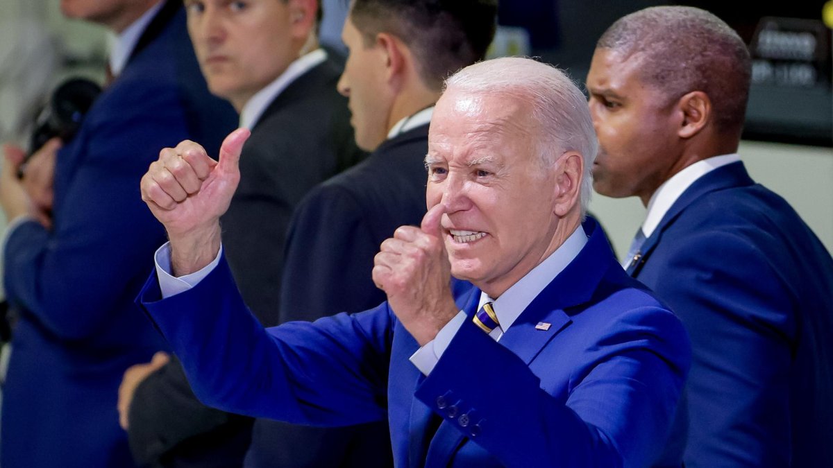 El presidente de Estados Unidos, Joe Biden, visitó Carolina del Sur este jueves.