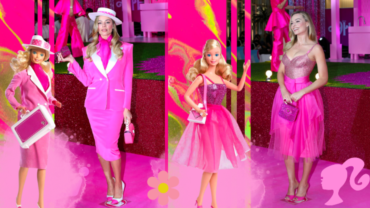 Estos son algunos de los looks que la actriz ha imitado de la famosa muñeca de Mattel.