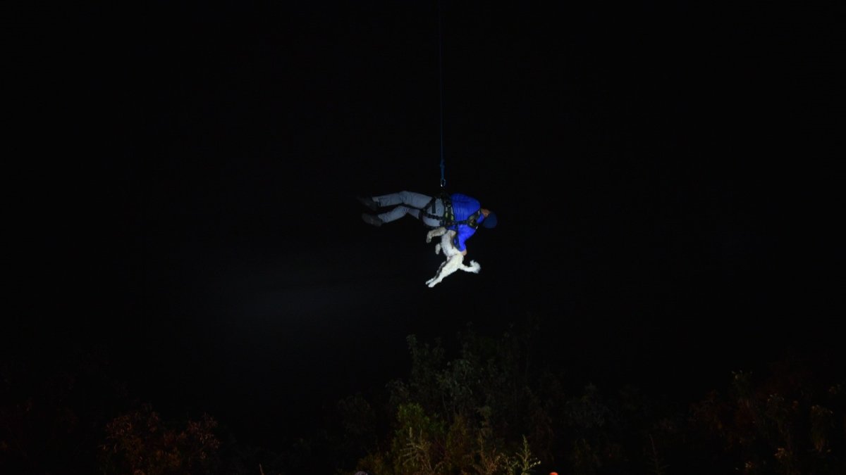 Rescate. Más de medio centenar de rescatistas intervinieron en el operativo para recuperar a los turistas.