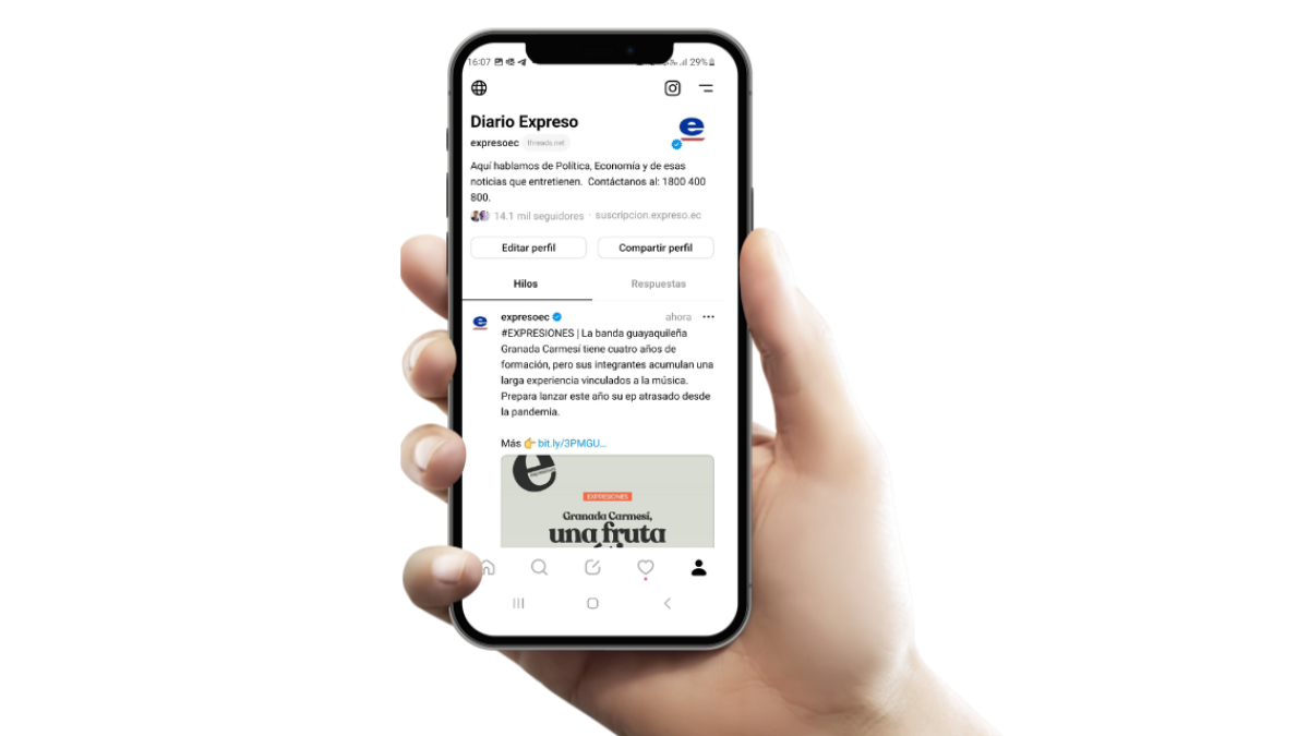 EXPRESO está en Threads desde su creación.