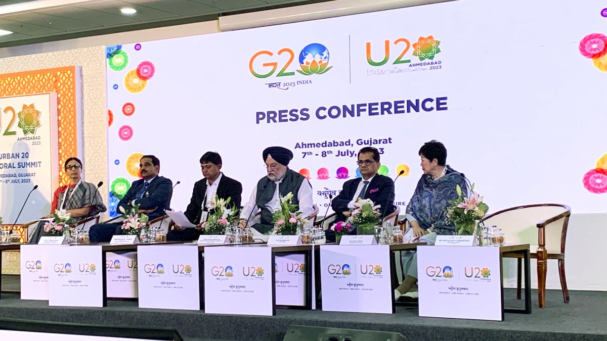 La Cumbre de Alcaldes del G20, Urban20, concluyó este sábado en el oeste de India.