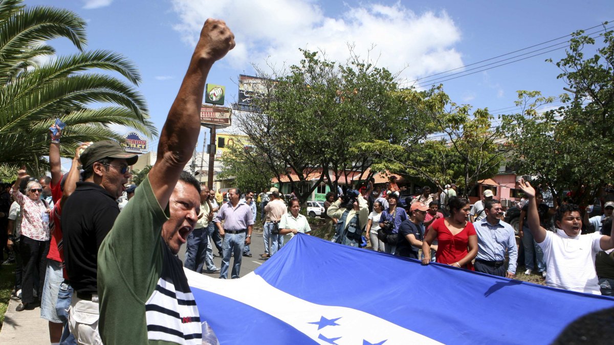 Foto referencial de la situación que se vive en Honduras