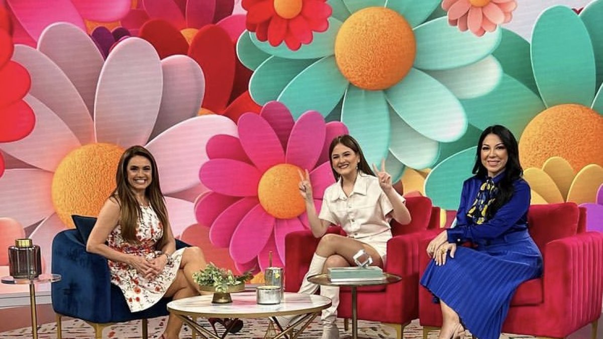 Mar Rendón para el programa 'Hoy Día' de Telemundo, este lunes 10 de julio.