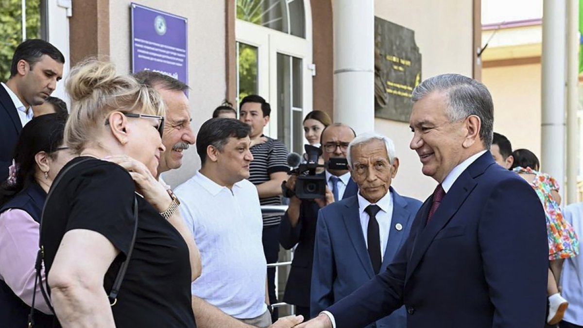 El presidente de Uzbekistán, Shavkat Mirziyóyev, en una imagen de archivo.